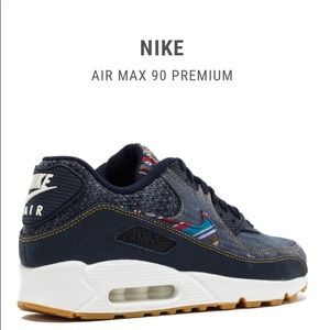 Nike Air Max 90 Premium/ Dark Obsidian/9.5